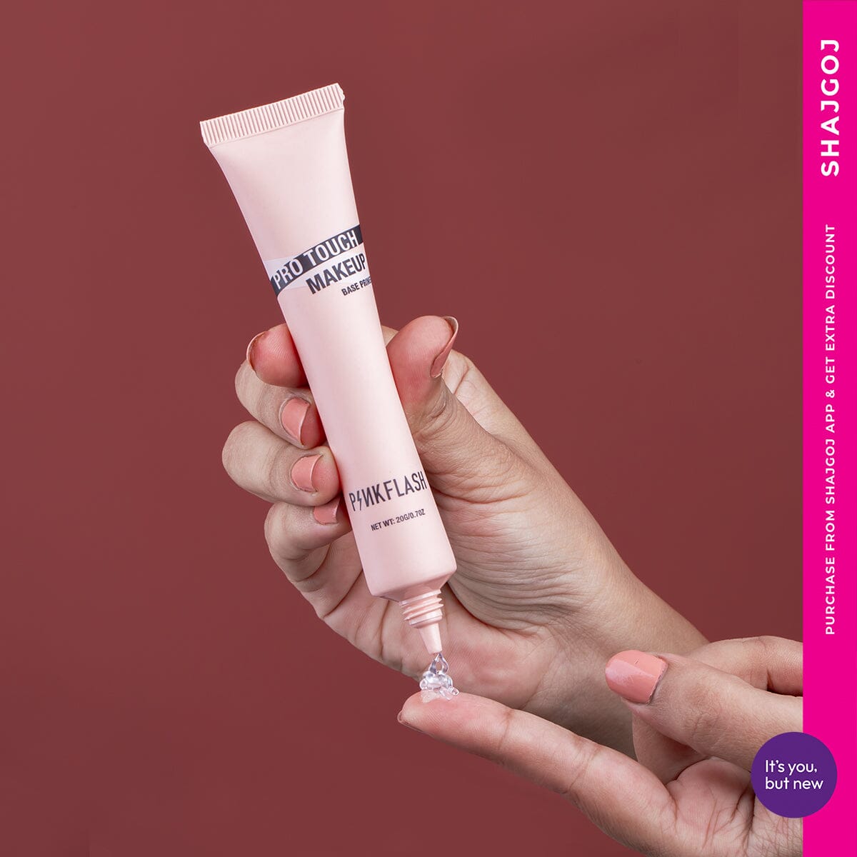 PINK FLASH-F12 Pro Touch Makeup Base Primer