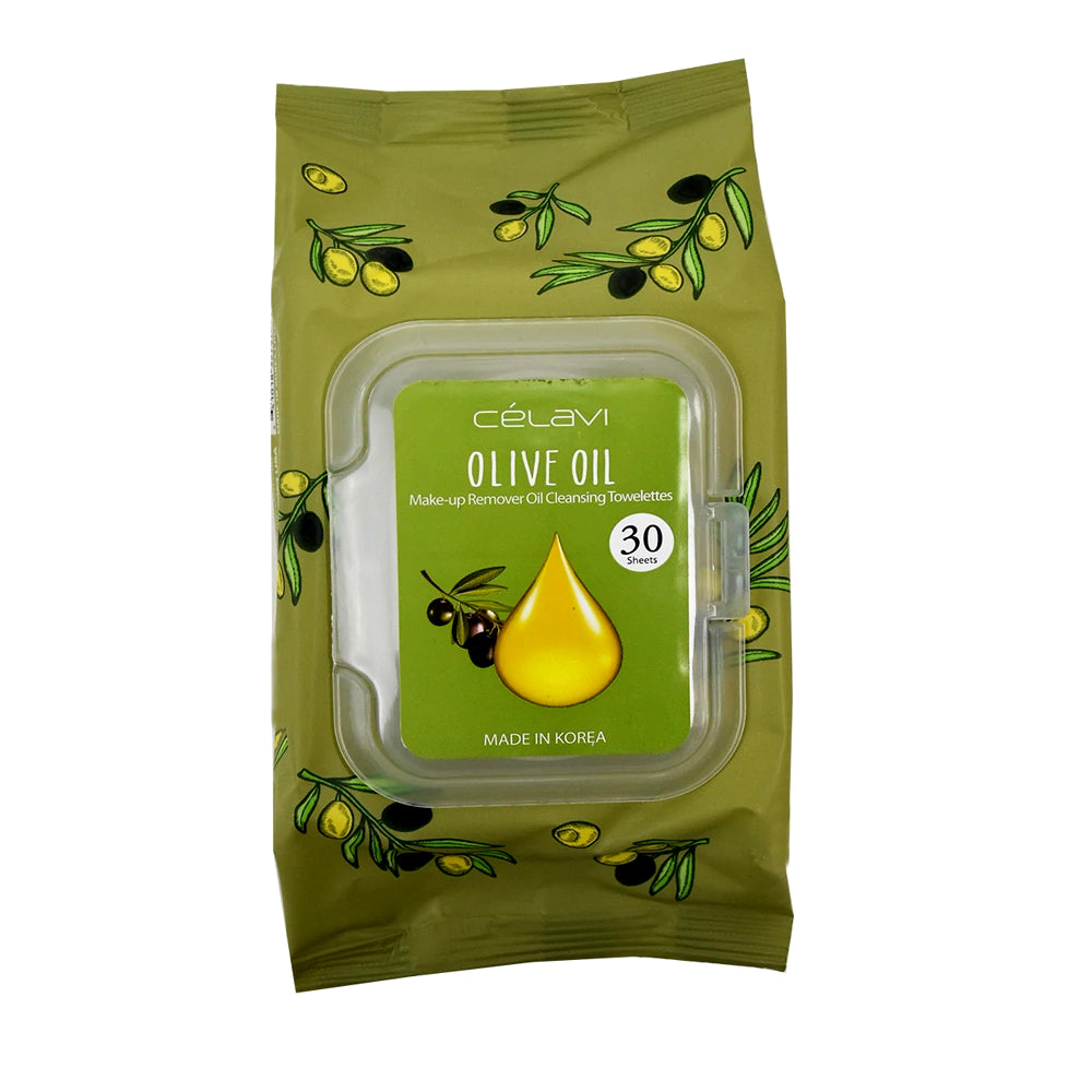 Celavi - olive oil - makeup remover oil cleansing towelettes