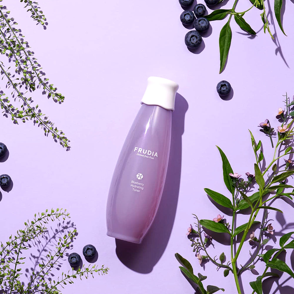 Frudia Blueberry hydrating toner - 195ml - Skin Type - Dry & Dull Skin, Oily Skin, and Sensitive Skin.