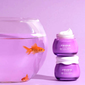 Fudia blueberry hydrating intensive cream - 55g - Skin Type - Dry & Dull Skin, Oily Skin, and Sensitive Skin.