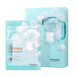 Frudia Air Mask 24 snowy - Skin Type - Dull Skin, Brightening and safe for Sensitive Skin