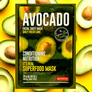 Dermal- It's Real Superfood Mask [AVOCADO]