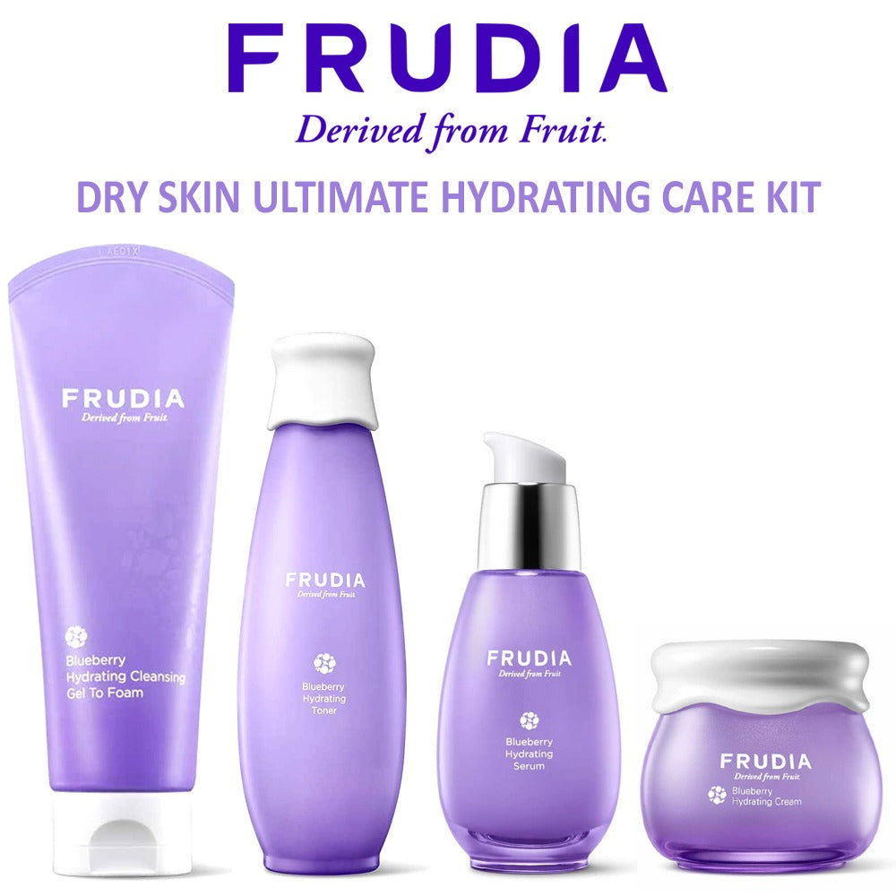 Frudia blueberry Hydrating Set  #Cleasning gel + Toner + Serum + Cream