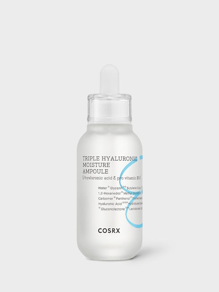 COSRX Hydrium Triple Hyaluronic Moisture Ampoule - Skin Type - Dry & Dull Skin, Oily Skin, and Sensitive Skin.